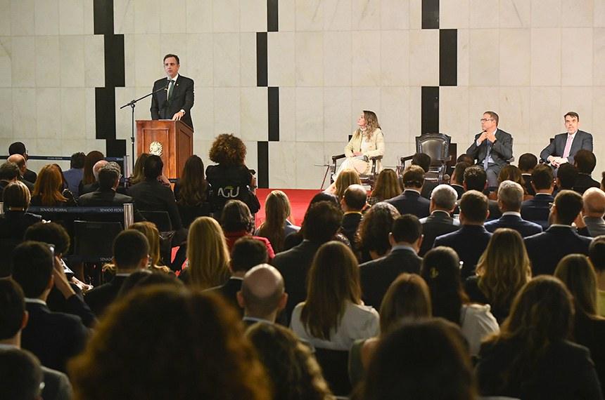 Conselho Nacional da Advocacia Pública Fiscal apresenta estatuto ao Congresso - Foto via Carlos Moura/Agência Senado