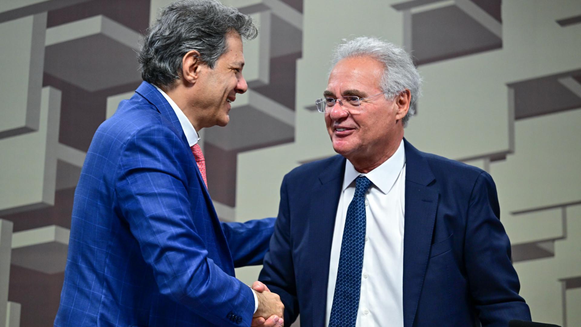 Haddad e Renan Calheiros