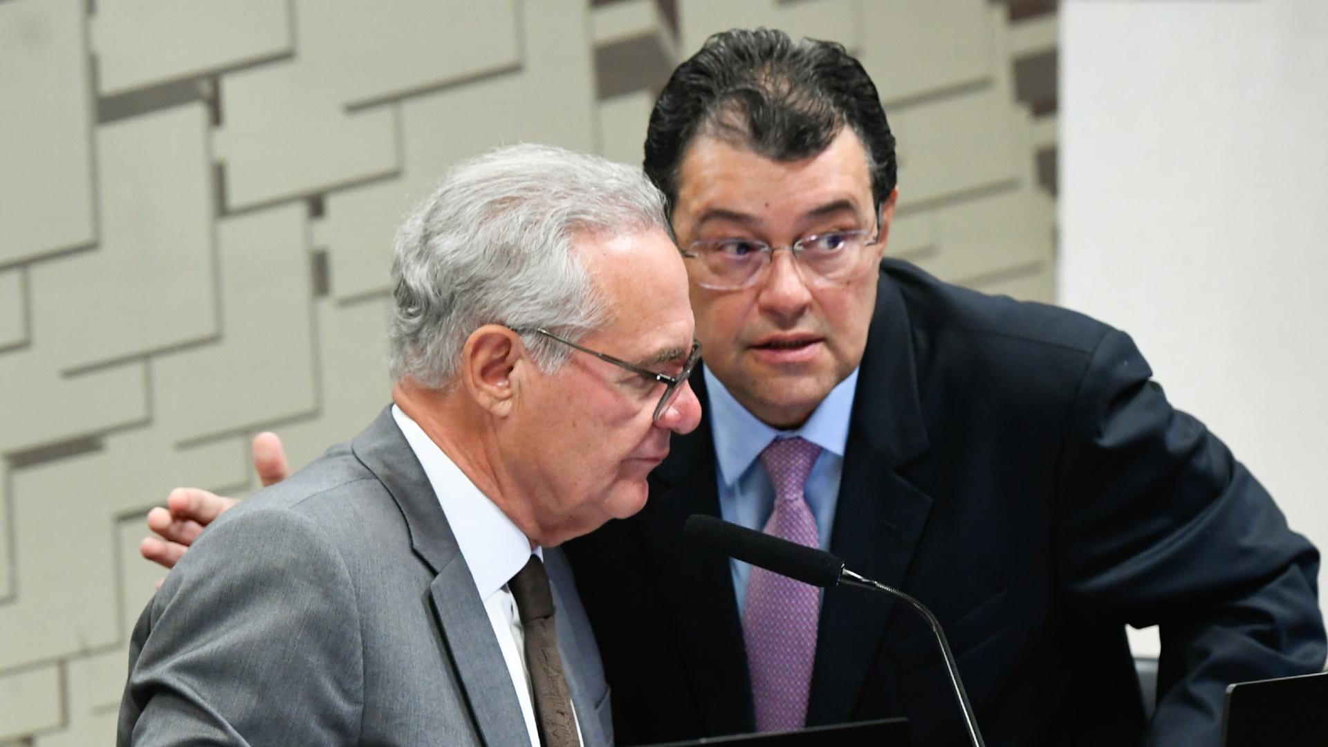 Renan Calheiros e Eduardo Braga
