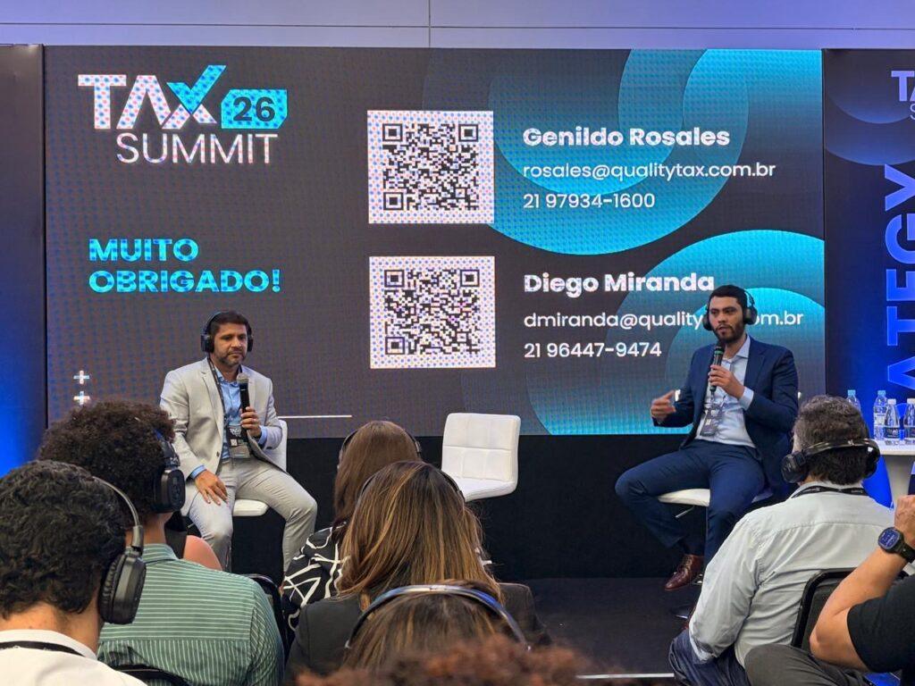 Da dir. para esq.: Genildo Rosales e Diego Miranda, em painel em 31 de março de 2026 - Foto via Portal RT