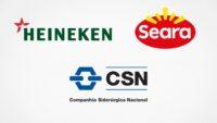 Seara, Heineken e Companhia Siderúrgica Nacional têm mudanças na área tributária