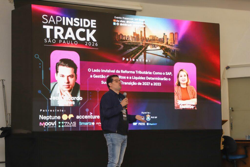 Jean Soares, CEO da consultoria Taas Consulting, durante palestra no SAP Inside Track